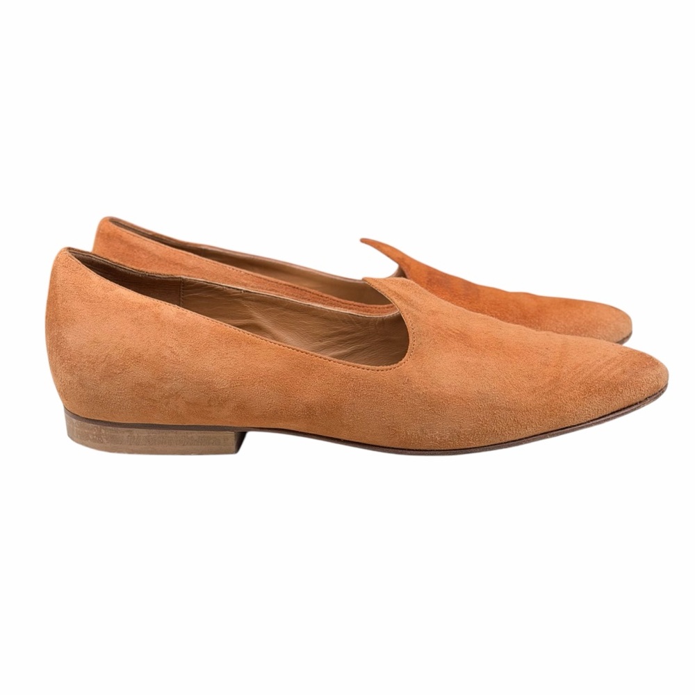 Le Monde Beryl Venetian‎ Suede Slippers in Tan, Brown Sz 37